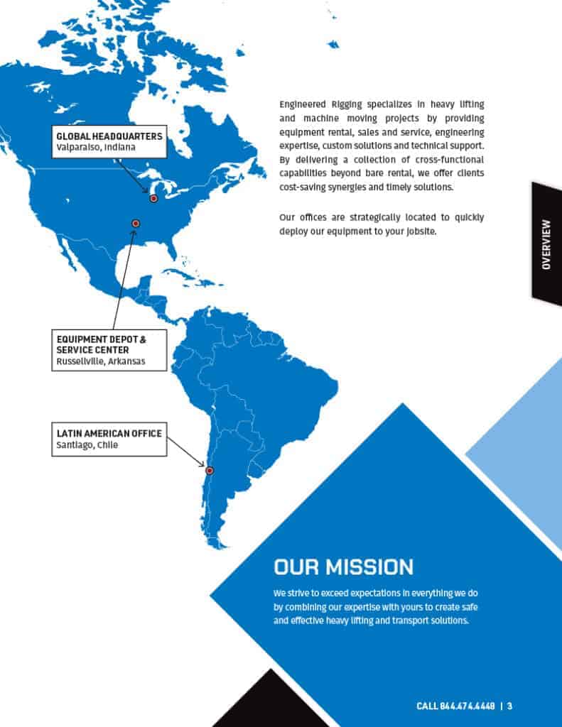 Introductory page showing office locations.