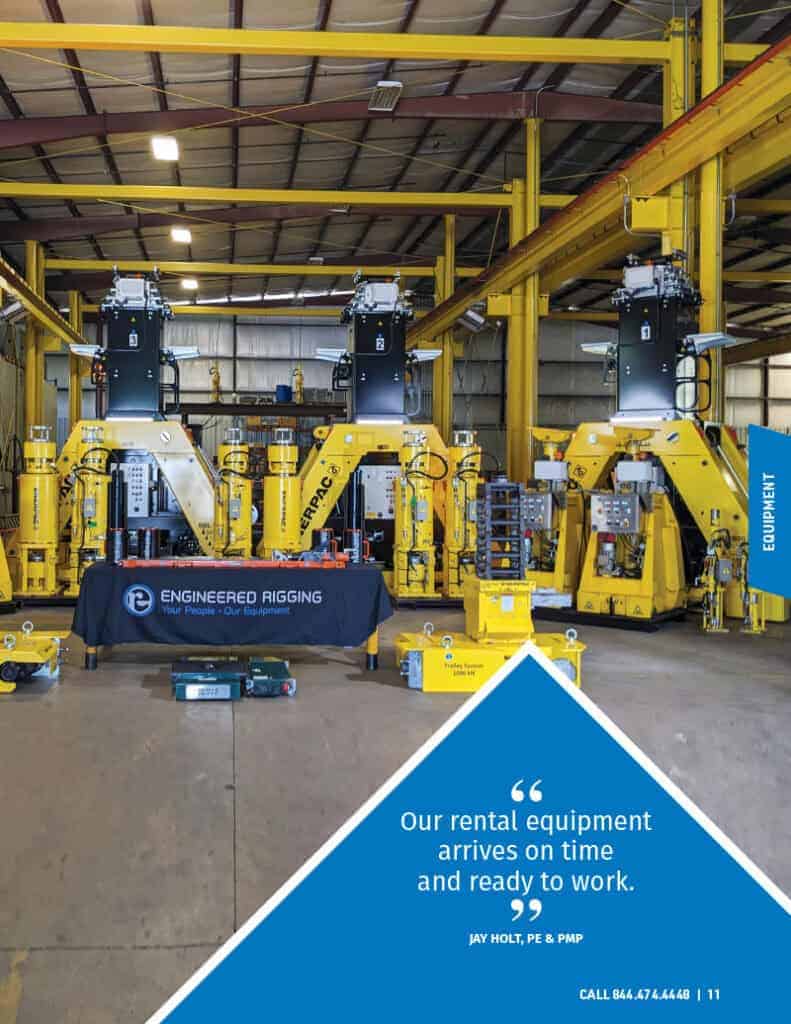 Feature page showing fleet equipment.