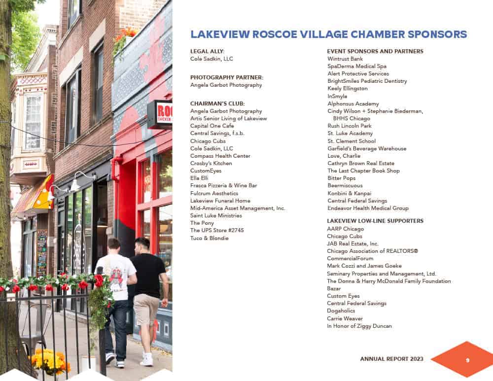 Membership list.
