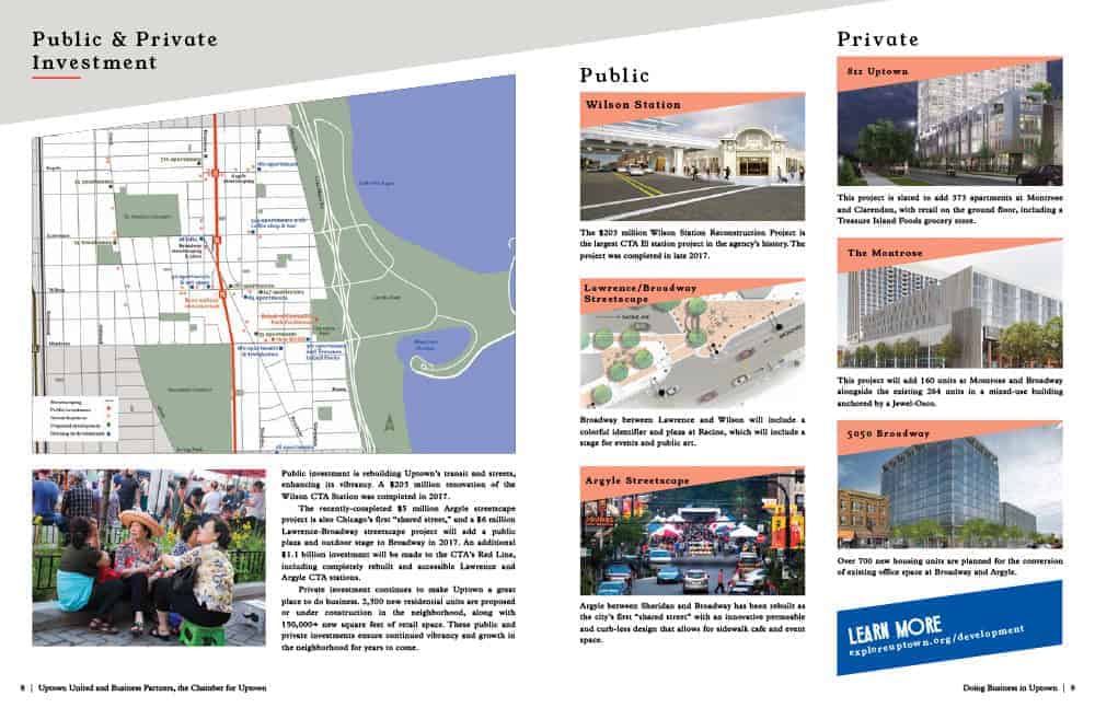 Public and private investments.