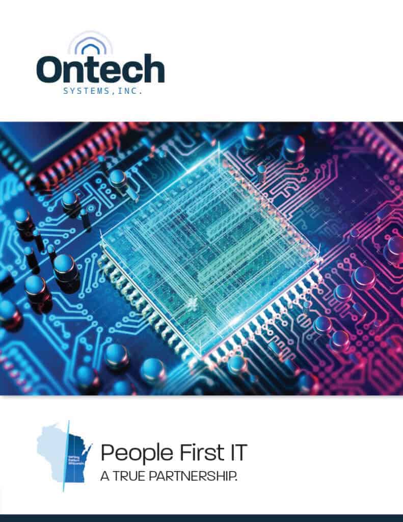 Front cover of business development brochure.