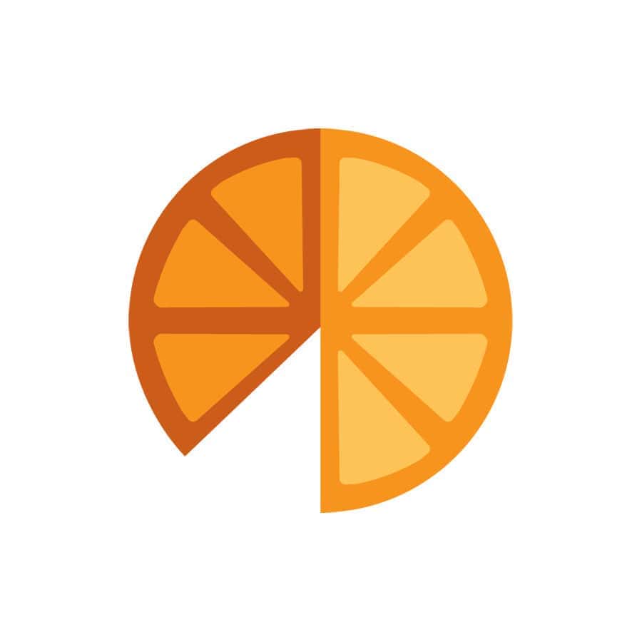 MockTale Icon, orange slice.