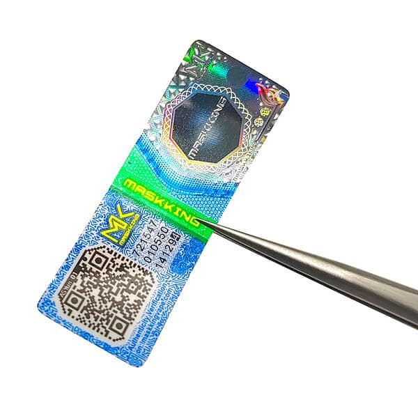 Custom QR Code Hologram Sticker - Image 3