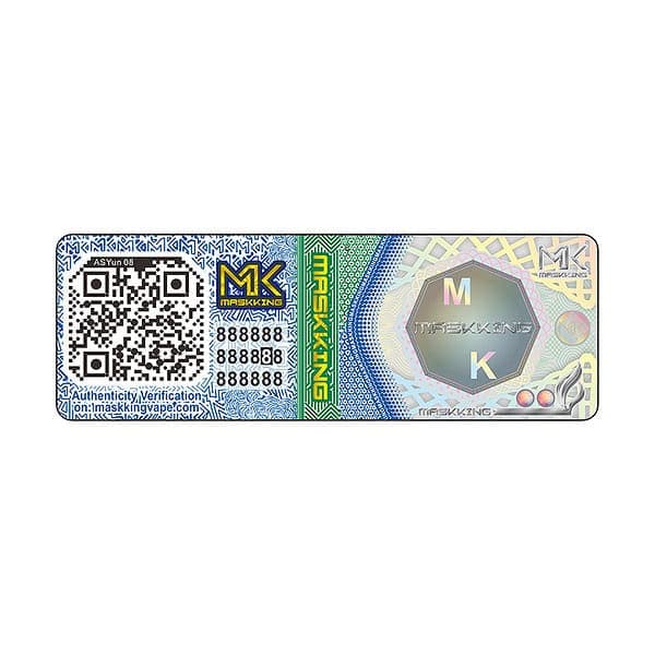 Custom QR Code Hologram Sticker