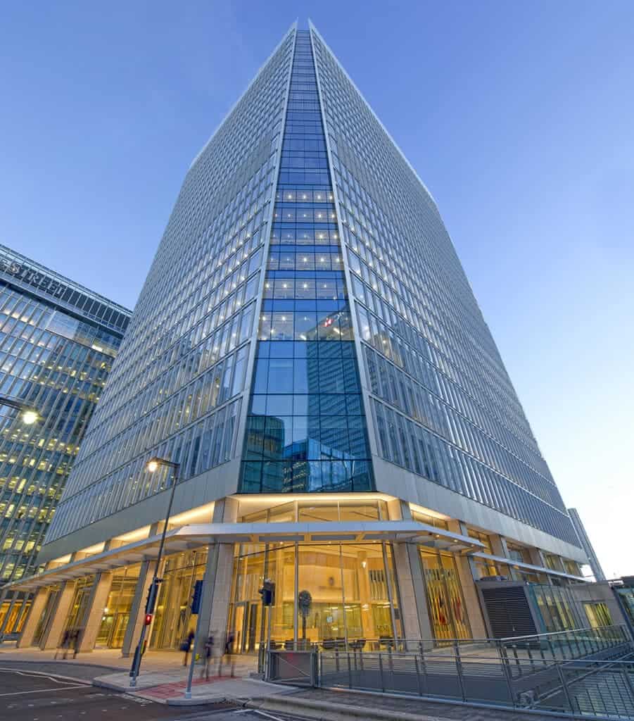 25 Churchill Place entrance