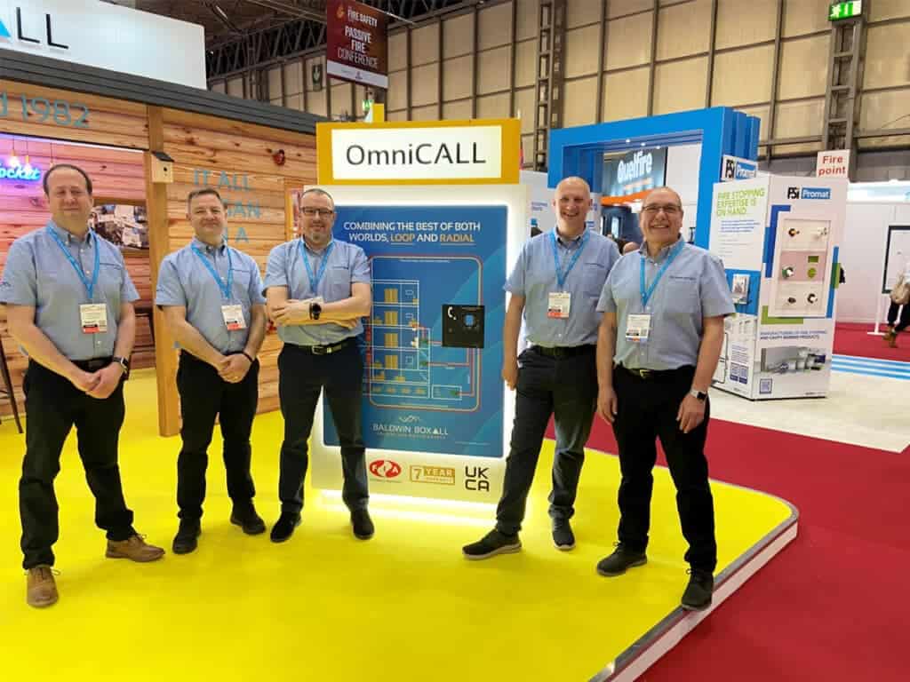 OmniCALL EVC at the Fire & Safety Event, May 2024