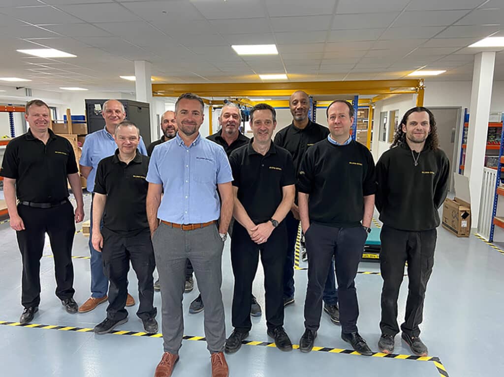 Baldwin Boxall's Systems Rack Build Team & Directors at the Factory Expansion Launch