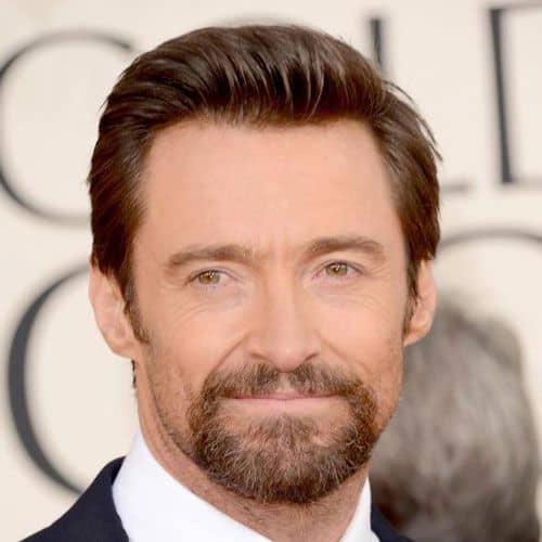 Hugh Jackman circle beard