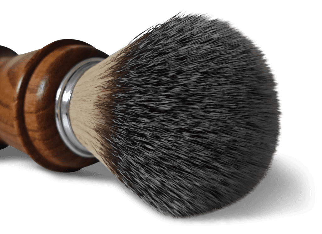 escova de barbear-cabeça superior-ponta de prata