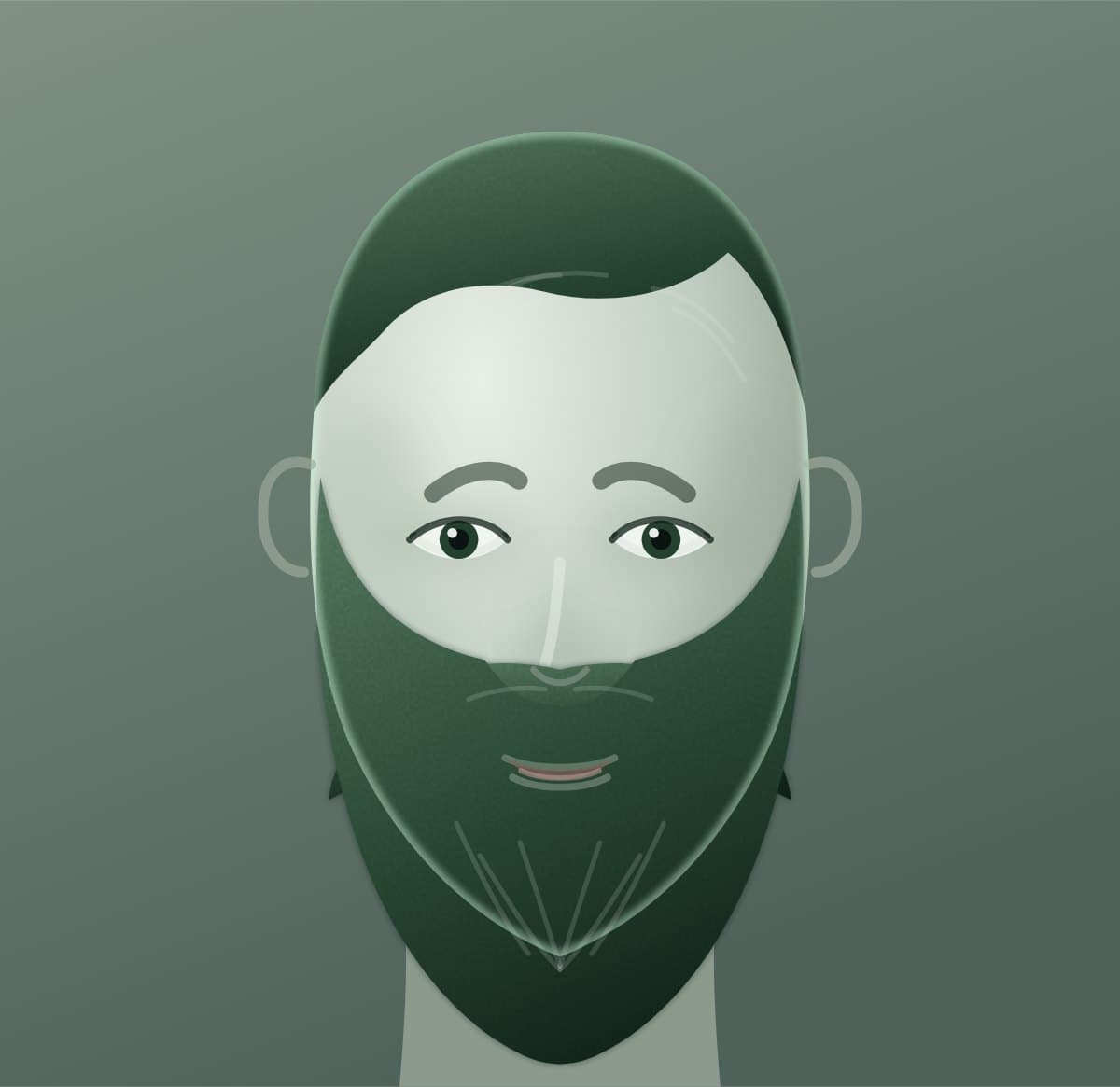 Viking beard diagram