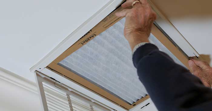 Regularly changing your air filter will help a home that has pets and HVAC.