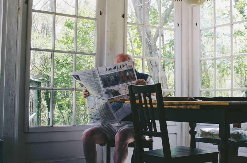 An older gentleman enjoys a peaceful moment at home, reading the "Good Life" newspaper by the window. At Bell Brothers, we’re committed to making life comfortable for our Northern California neighbors—just like him. Our trusted technicians are background-checked for your peace of mind, and with our No Surprise Guarantee and upfront pricing, you’ll always know what to expect. That’s why families across the region count on Bell Brothers for reliable service they can trust.