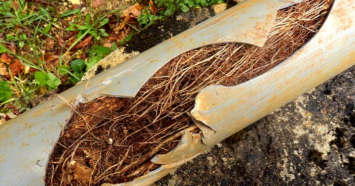 Roots grow in the direction of water. This means roots will grow into your pipes to chase water.