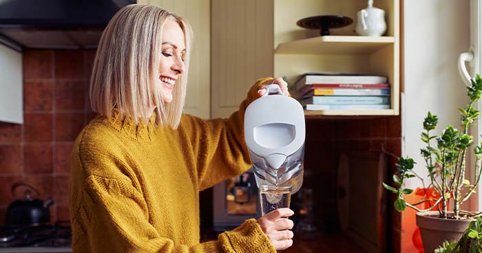 One of the most common water filters used is a filtered water pitcher.