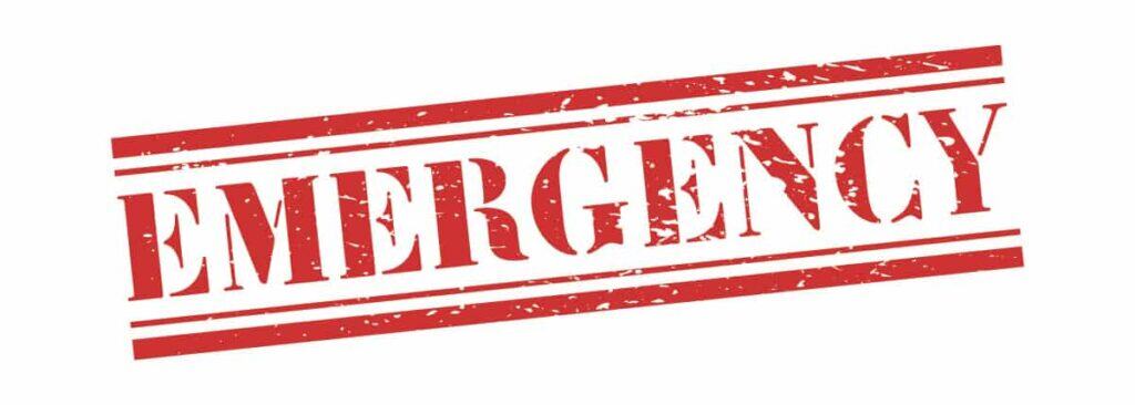 Emergency when thermostat batteries die