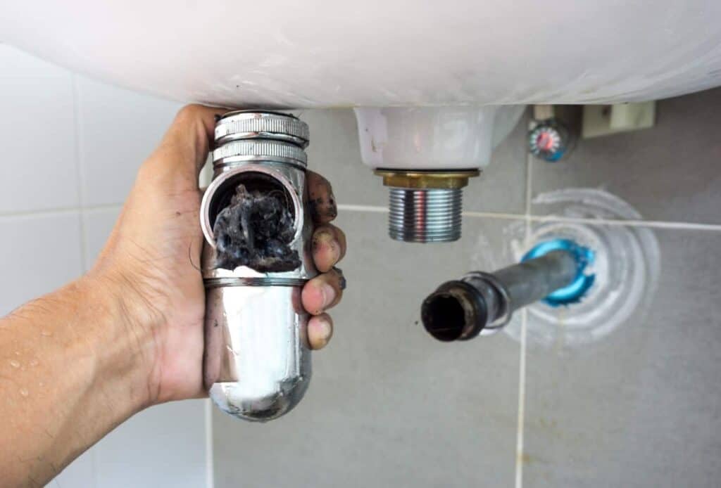 clogged pipes