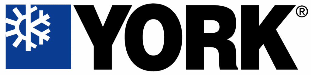 YORK logo: white snowflake in a blue square, next to bold "YORK"—trusted for reliable comfort and Bell Brothers’ No Surprise Guarantee.