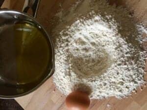 Składniki na ciasto do pierogów