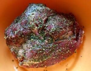 Łopatka ziołowa pieczona w rękawie - 2 5