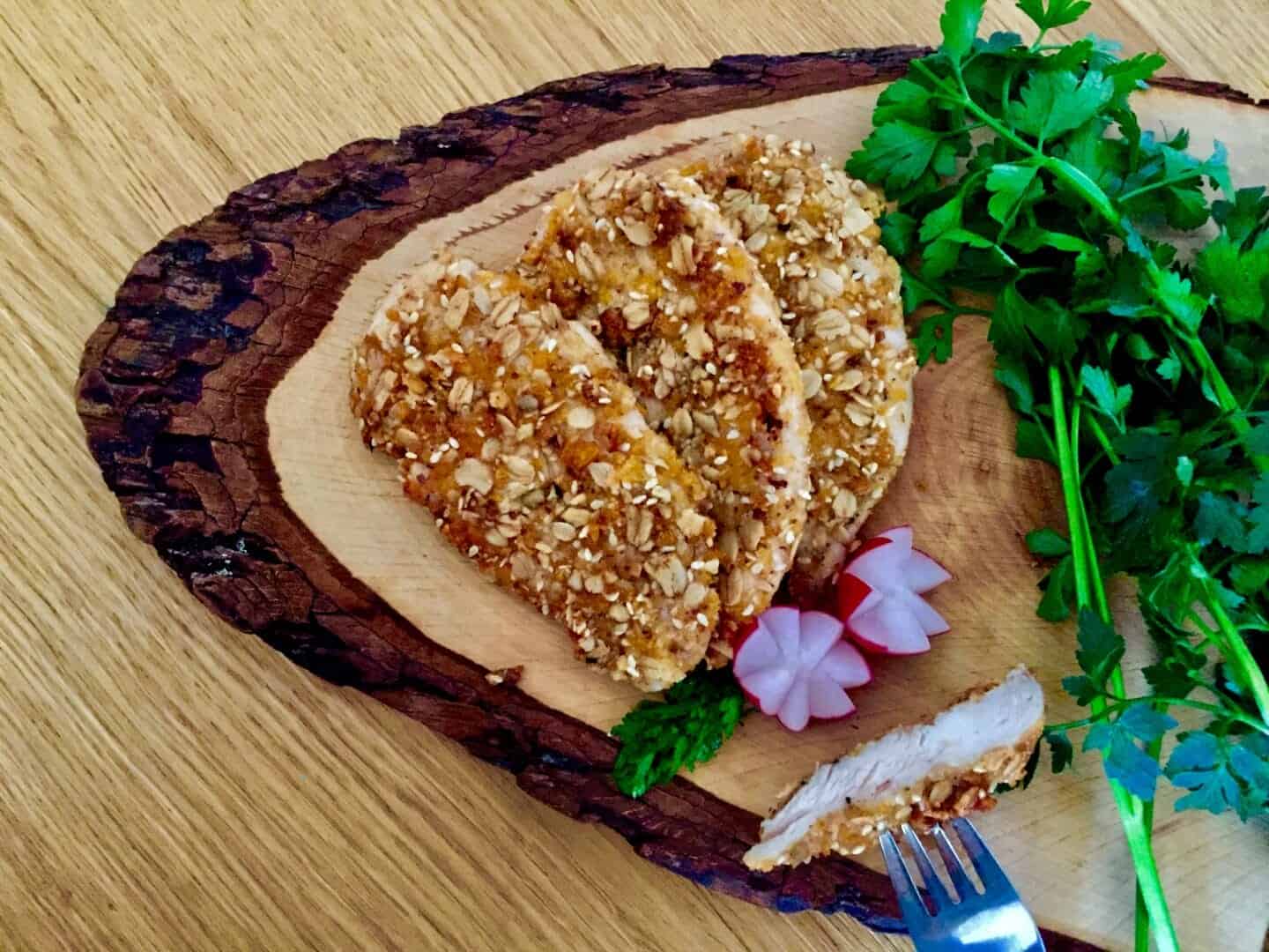 Kotleciki w panierce z płatków i orzeszków - FullSizeRender5 11