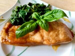 Ryba w sosie sojowym z miodem