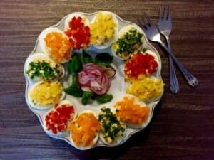 Faszerowane jajka przepis