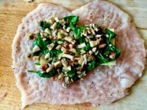 Filet z kurczaka z dodatkiem sera i boczku