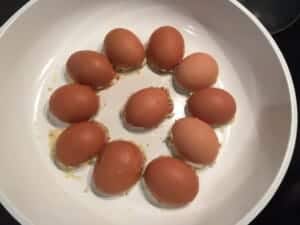 Smażymy farsz w skorupkach