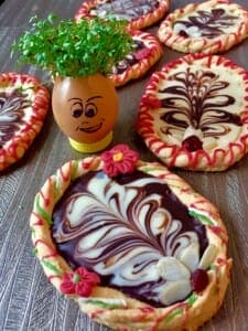 Mazruek żurawina Mazurki Wielkanocne z żurawioną i migdałami