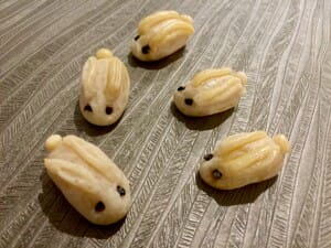 Wielkanocne zajączki z marcepanem