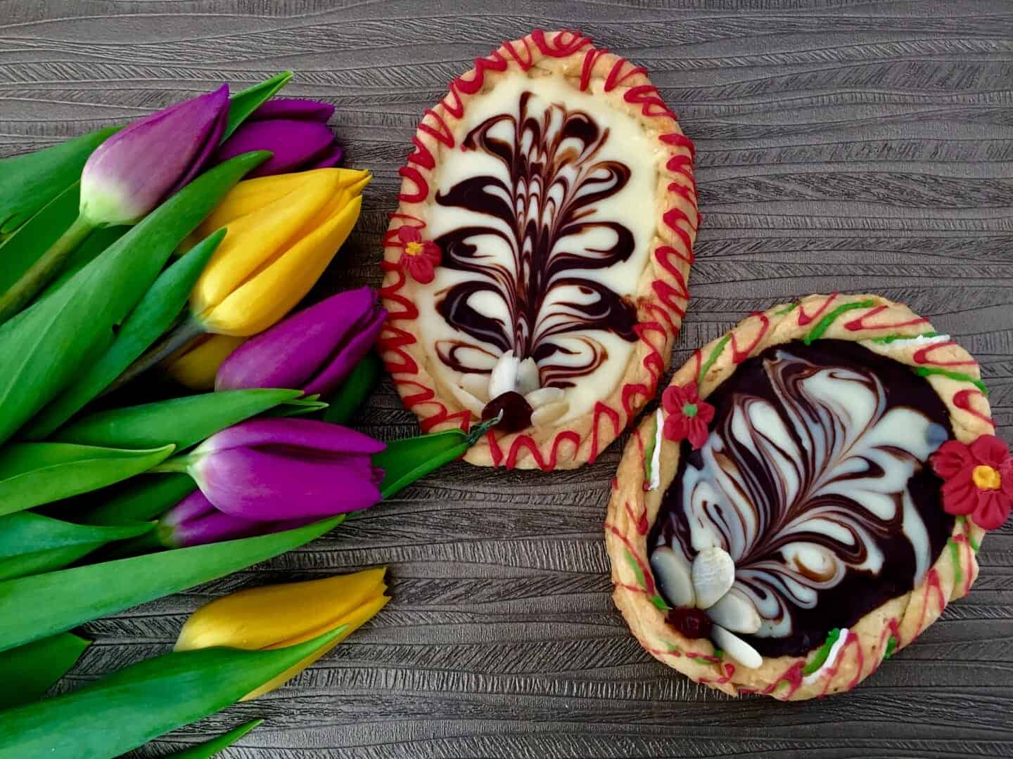 Mazurki w polewie czekoladowej