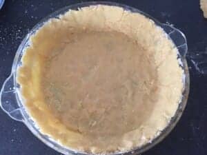 Ciasto na szarlotkę w foremce