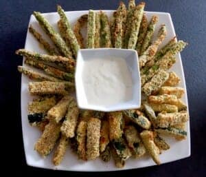 Pieczone przekąski ze szparagów