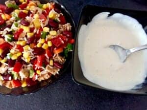 Sałatka meksykańska połączona