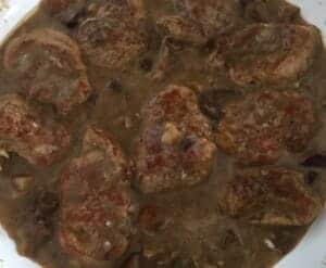 Polędwiczki wieprzowe w sosie