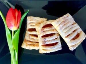 Ciastka francuskie z musem