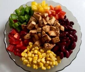 Warzywa do sałatki meksykańskiej