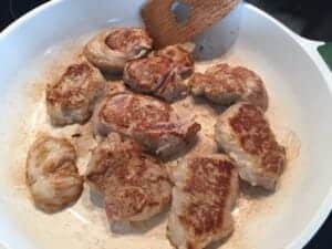 Polędwiczki smażone na patelni