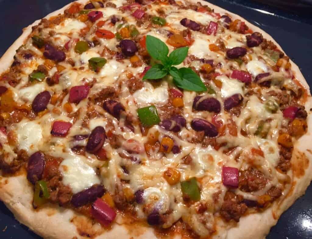 lekko pikantna pizza z meksykańską nutą