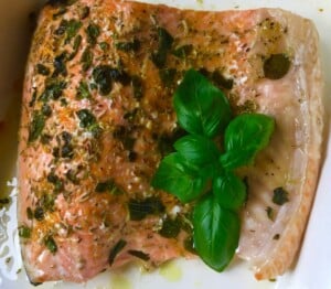 Pieczona ryba w ziołach