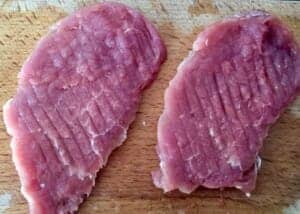 Grube plasty polędwicy