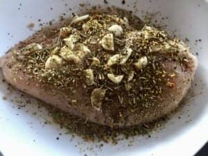 Kurczak w marynacie z czoskiem