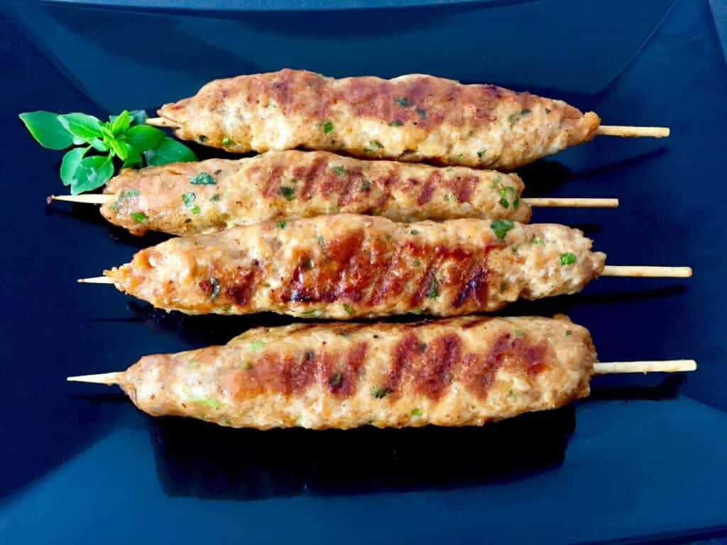 Mielone mięso grilowane, szaszłyki