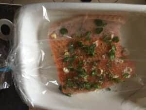 Rybę pieczemy w rękawie