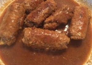 Roladki schabowe w sosie własnym