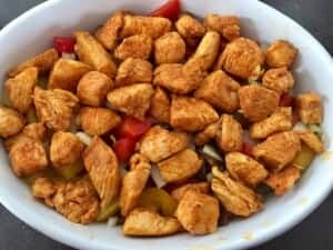 Zapiekanka z makaronem i kurczakiem