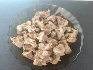 Ugotowane żołądki drobiowe