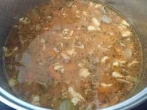 Szybkie danie, flaczki drobiowe