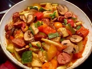 Warzywa na eintopf na patelni