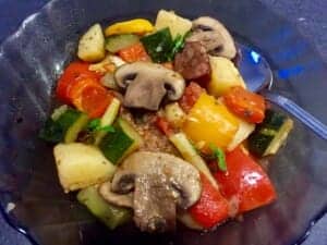 Sierpniowy eintopf na talerzu